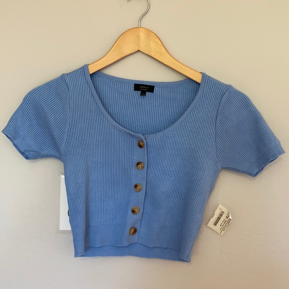 Knit crop top